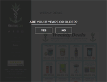 Tablet Screenshot of maritimecafe.com